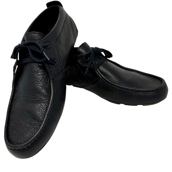 Tsubo Beale Dressy Moccasin Men's 10.5 Black RARE/DISCONTINUED EUC